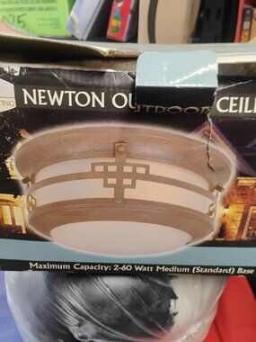 *SALE* newton outdoor ceiling light fixture NIB 356-1122 patriot lighting (6)
